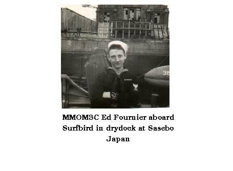 MOMM3C Ed Fournier aboard Surfbird in Sasebo, Japan Drydock